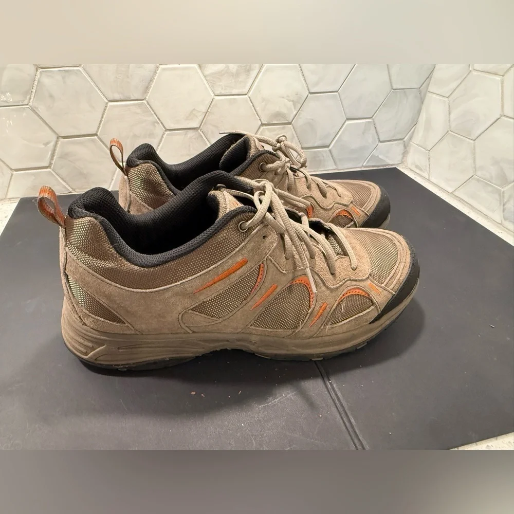 Propet Connelly Hiking Diabetic Walking Shoe Tan Suede Size 10.5 Orthopedic